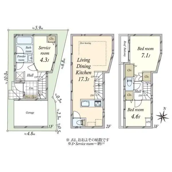 墨田区墨田５丁目 間取図