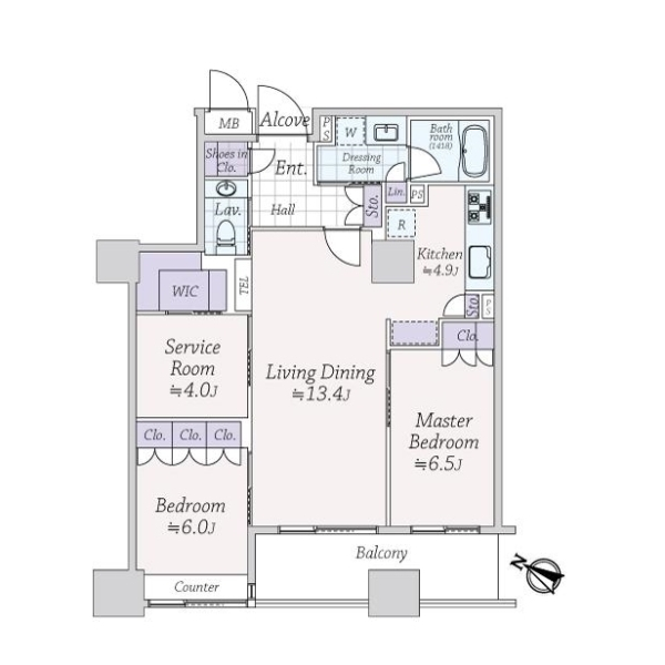 ガレリアグランデ 間取図