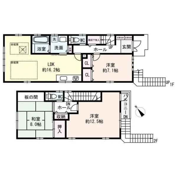 堺市堺区新在家町東３丁 間取り図