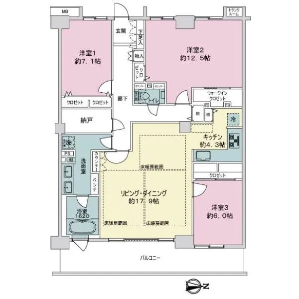 東京マスタープレイス 間取図