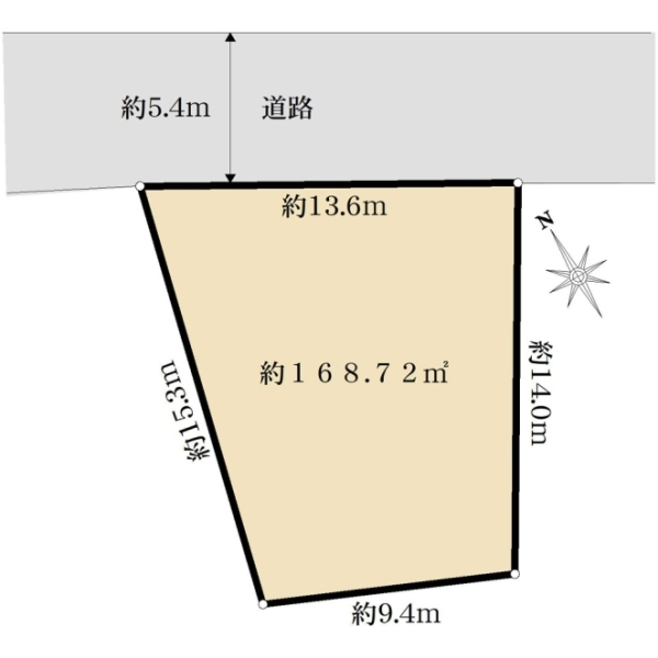 立川市富士見町４丁目 区画図