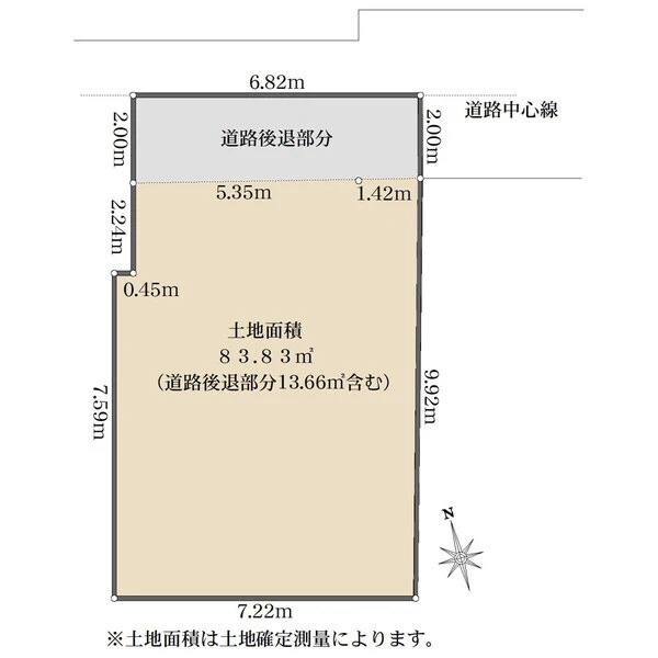 中野区中野５丁目 区画図