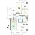 つつじケ丘シティタワー 間取図
