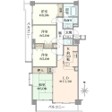 ルイシャトレ我孫子弐番館 間取図
