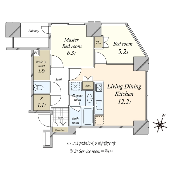 シティタワー新宿新都心 間取図