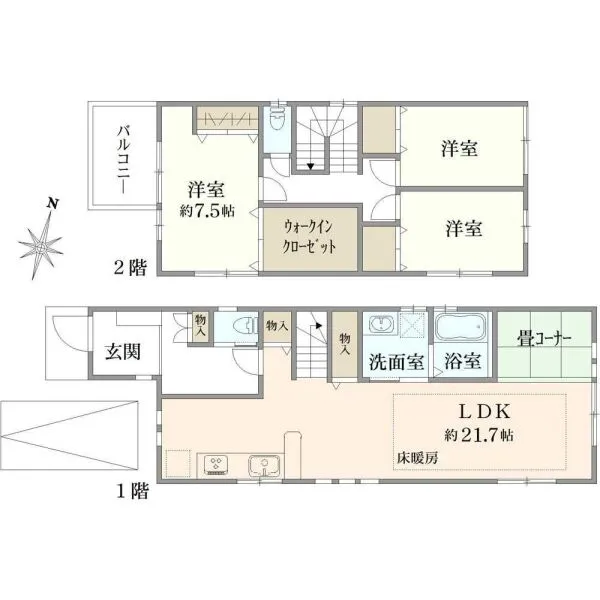 豊中市中桜塚５丁目 間取図