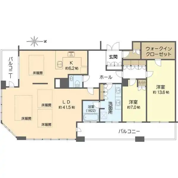 ザ・千里タワー 間取図