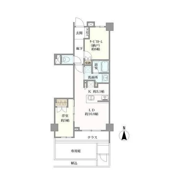 ライオンズ蒲田レジデンス 間取図