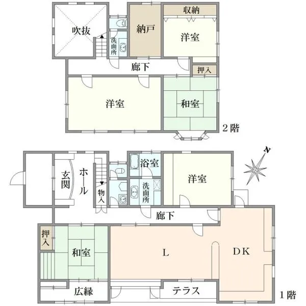 吹田市千里山西５丁目 間取図