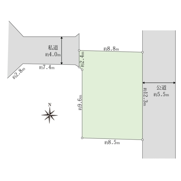 小平市学園東町３丁目 間取図