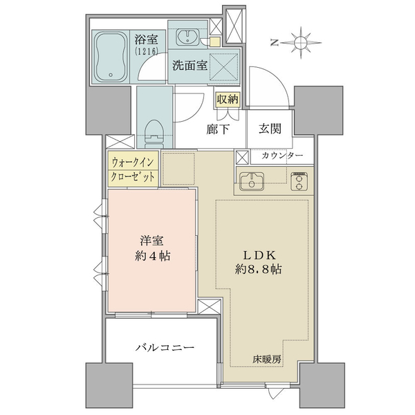 ブリリア亀戸 間取図