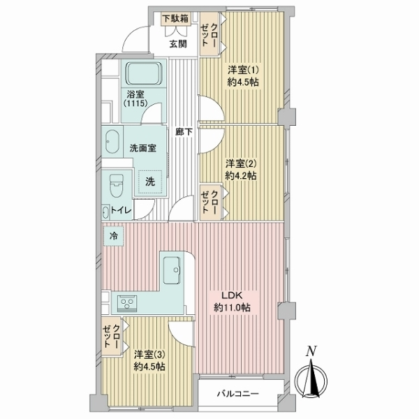 沼袋コーポラス 外観