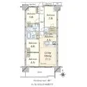 プラウドシティ大田六郷フォレスト街区棟 間取図