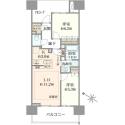 ザ・パークハウス所沢 間取図
