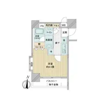 3階南向き角部屋住戸2面採光