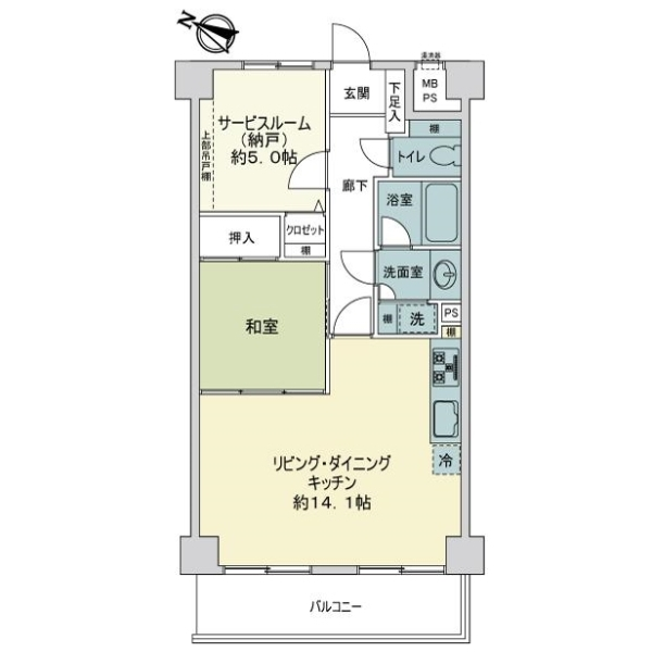 ライオンズマンション小岩第５ 間取図