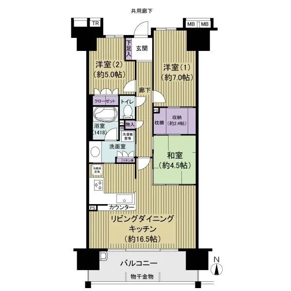 レーベンスクエアリハート東京 平成19年2月築、総戸数278戸のビッグコミュニティ。
