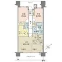 ザ・パークハウス阿倍野三明町 ウォークインクローゼットなど、収納豊富。玄関先には、独立性を高めるアルコーブが設けられています。