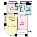 東京シーサウス　ブランファーレ 間取図