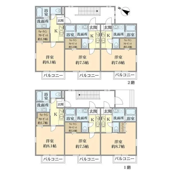 フレシールつくしが丘 間取図