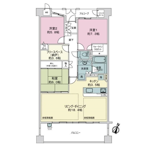 ザ・シーズンズＤ棟 間取図