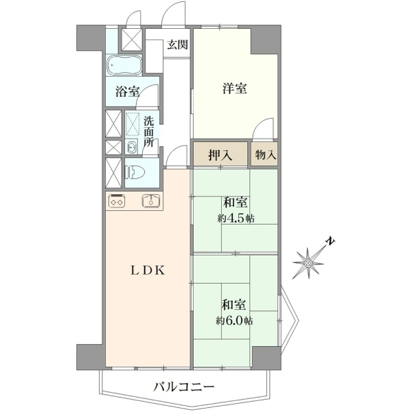 ヴィップ大森パークサイド 間取図