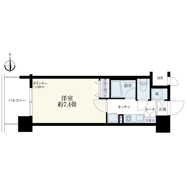 レジュールアッシュ梅田イースト 間取図