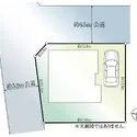 柏市西山１丁目 敷地配置図