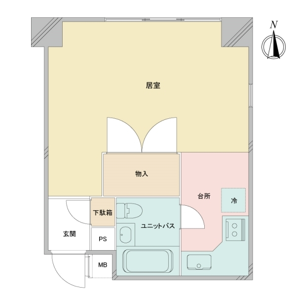 ライオンズマンション代々木 間取図