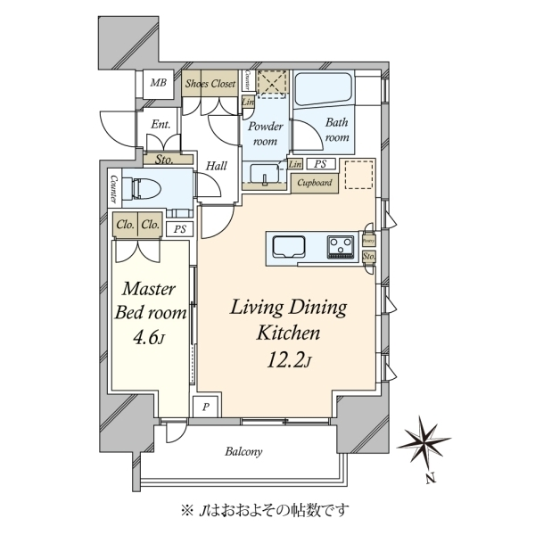 パークホームズ本郷三丁目 間取図