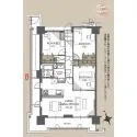 グローバル堅田2 間取り図