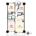 ライオンズアーバンシティ東陽町 間取図