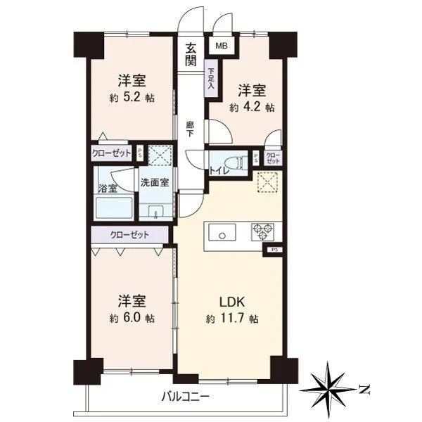 ライオンズアーバンシティ東陽町 間取図