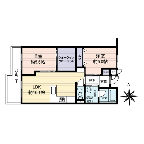 グリーンパーク水元Ｖパークサイド 間取図