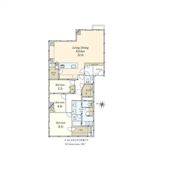 一番町パークマンション 間取図