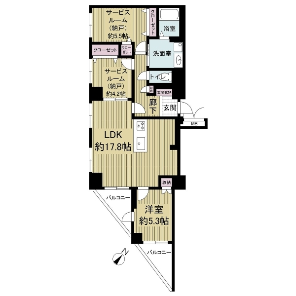メゾン新御影 間取図