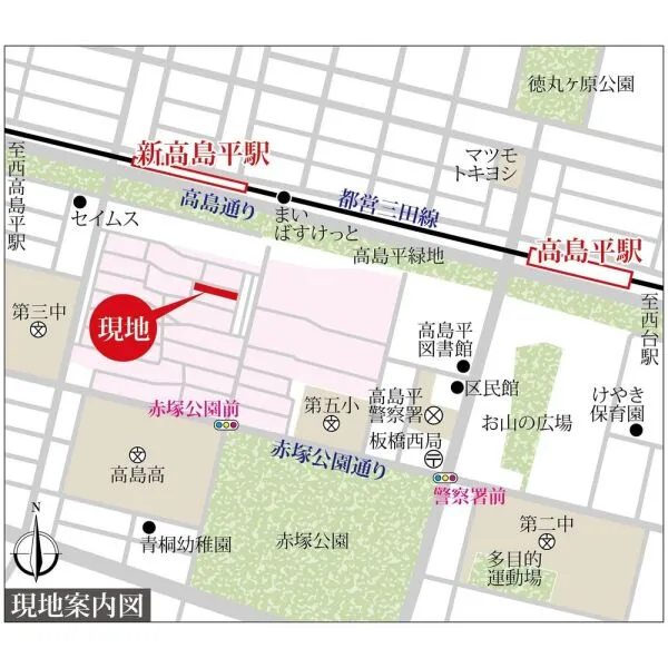 高島平第2住宅3-10-6号棟 間取図
