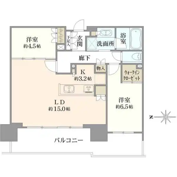 品川イーストシティタワー 間取図