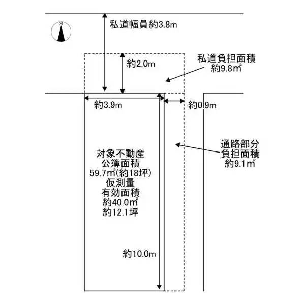 大阪市中央区谷町６丁目 間取図