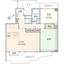 ヴィルヌーブ一之江 間取図