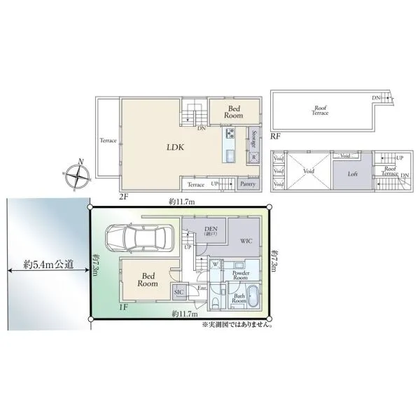 目黒区東が丘１丁目 間取図