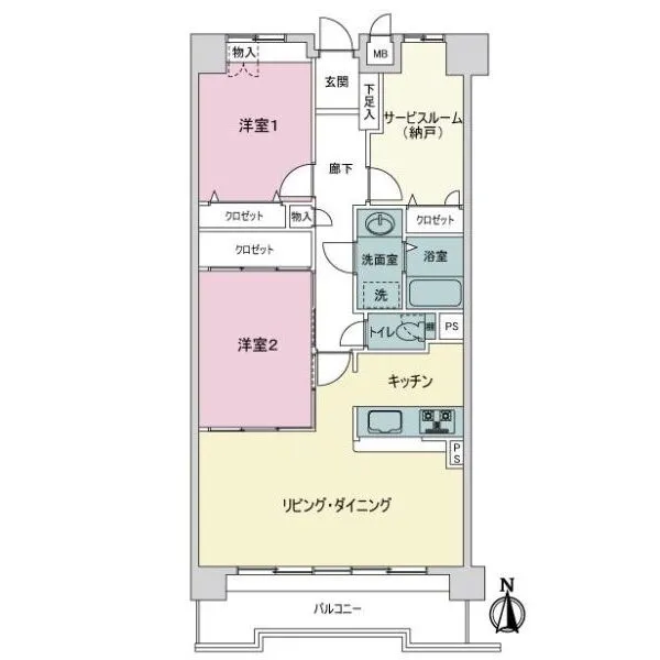 トーカンマンション平針プラザ 間取図