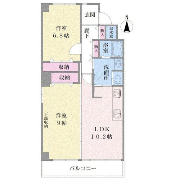 トラストステージ大森 間取図