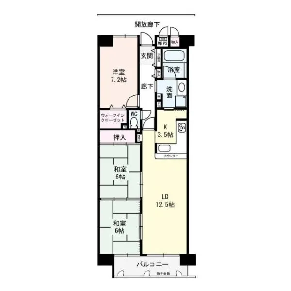 ファミール北大阪リンクス 間取り図