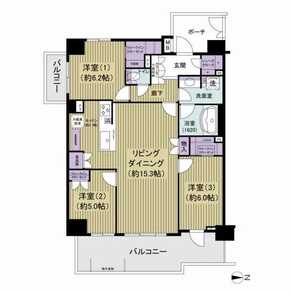 ウィルローズ住吉 間取図