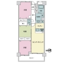 溝の口北パーク・ホームズ 間取図