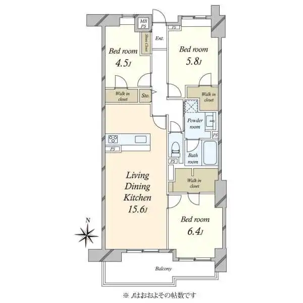 コア・スターレ西大井 間取図
