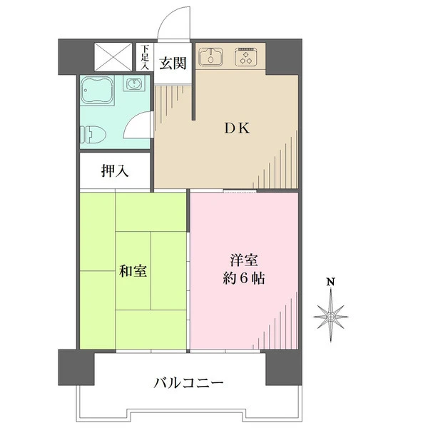 パラスト自由ヶ丘 間取図