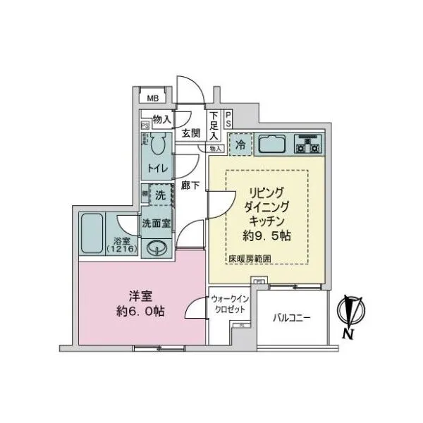プリムローズ錦糸町 間取図