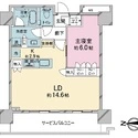 ＴＨＥ　ＹＯＫＯＨＡＭＡ　ＦＲＯＮＴ　ＴＯＷＥＲ 間取図